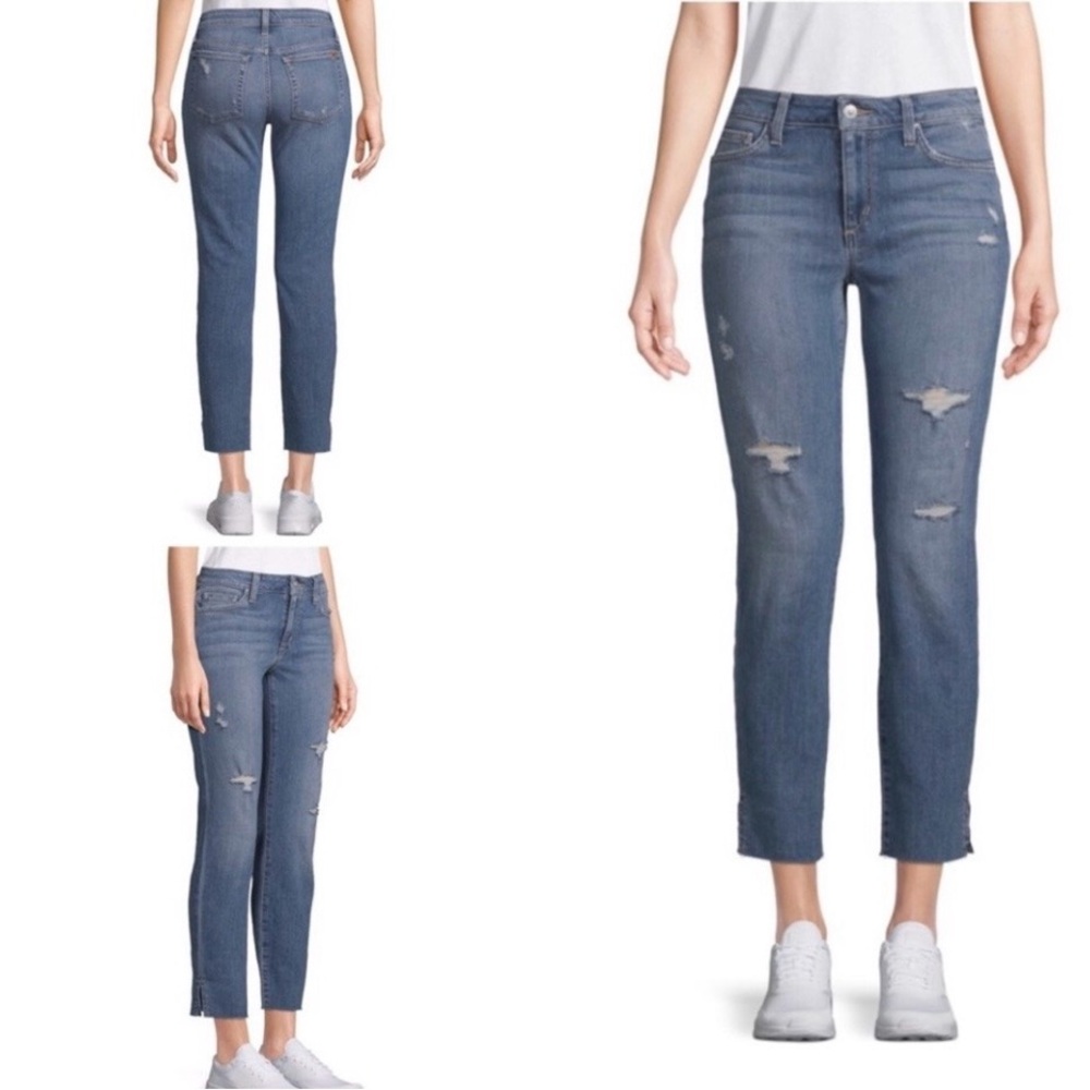 Joe's Jeans Women's 29 Blue Straight Ankle Fatima Distressed LIKE NEW